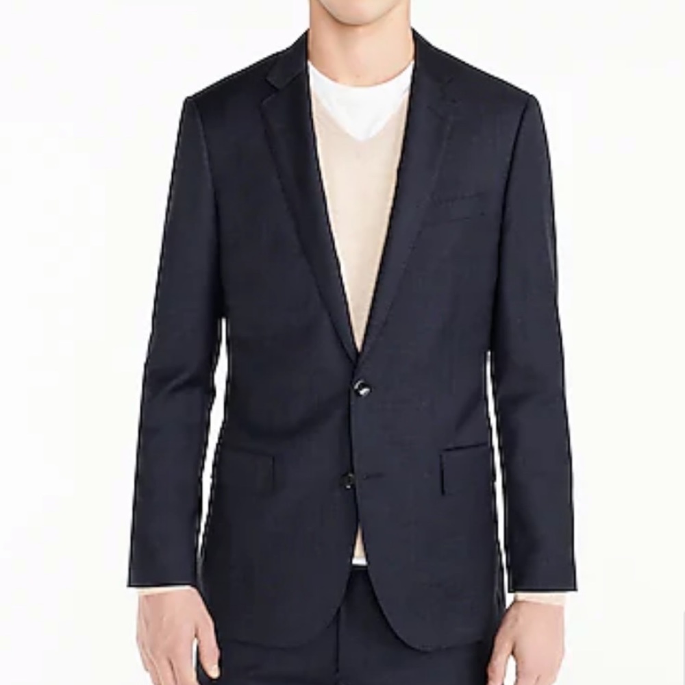 J.Crew Ludlow Worsted Wool Suit - Size 36S